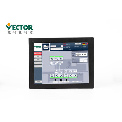 La FCC HMI del vector panel de control CODESYS programable