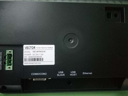 Paneles de control del PLC 7inch HMI del LCD con Ethernet RS485